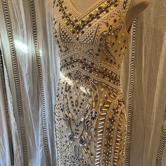 Boston Proper size 6 embellished beaded dress - Picture 7 of 11